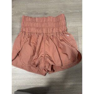 Free People Movement The Way Home Shorts Size Small S Peach High Waist